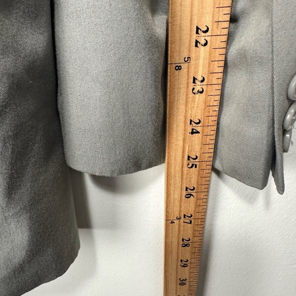 Marks & Spencer Sport Coat Blazer Men Medium 42 Gray 2 Btn Rayon Wool Blend - Picture 9 of 13